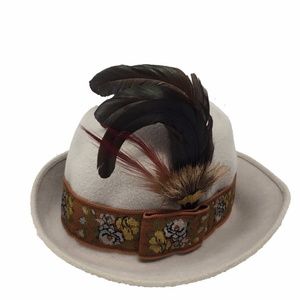 Original Dachstein Hat 100% Fur Felt  Cream